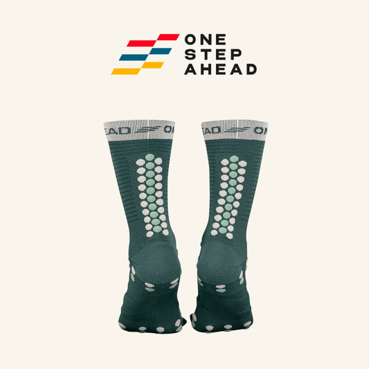 Sage Storm High Compression Running Socks