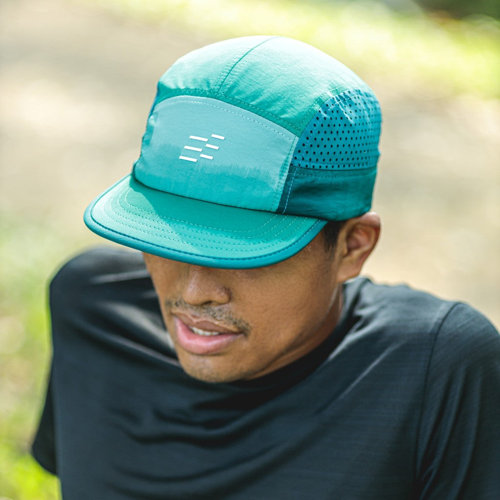 Breeze Teal Ascent Running Cap