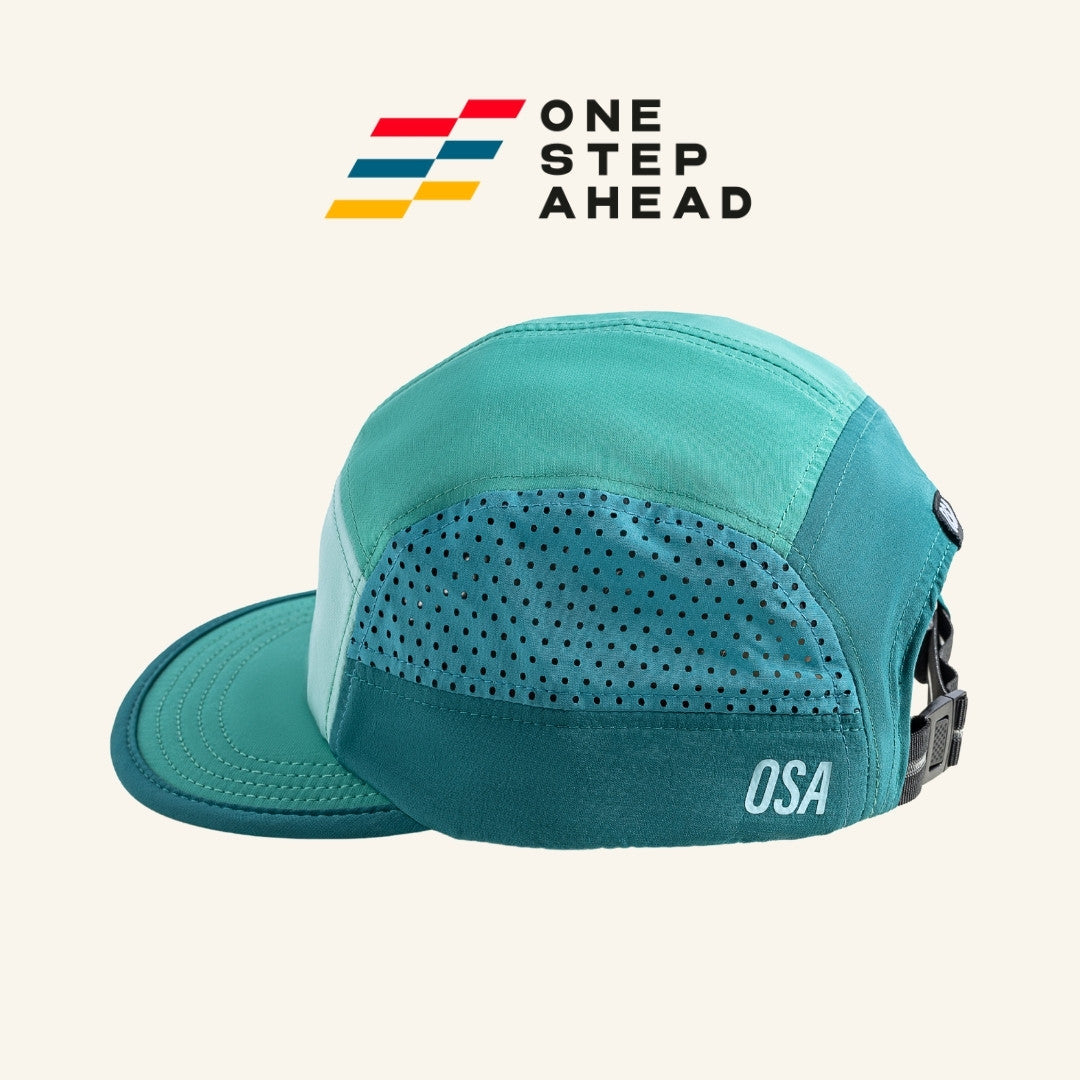 Breeze Teal Ascent Running Cap
