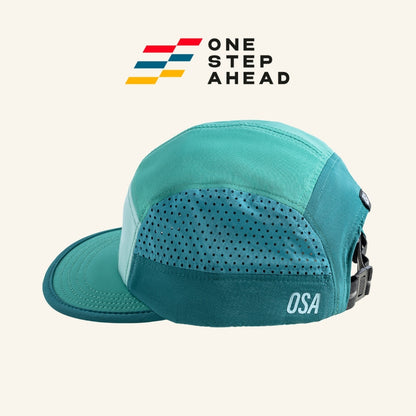Breeze Teal Ascent Running Cap