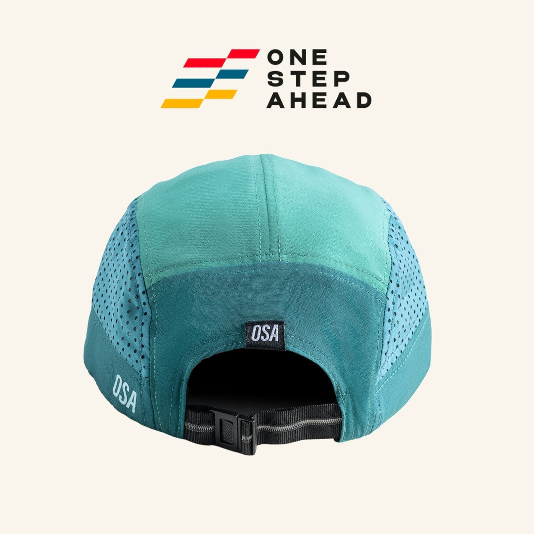 Breeze Teal Ascent Running Cap