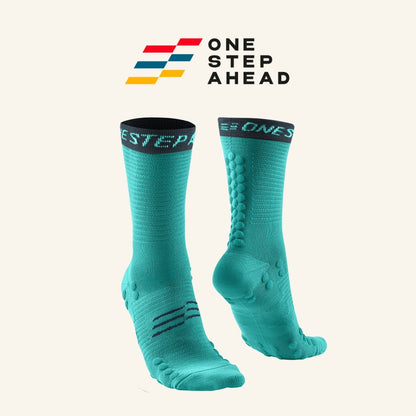 Tidal Mint High Compression Running Socks