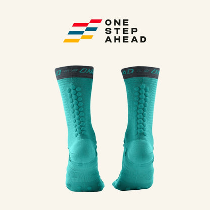 Tidal Mint High Compression Running Socks