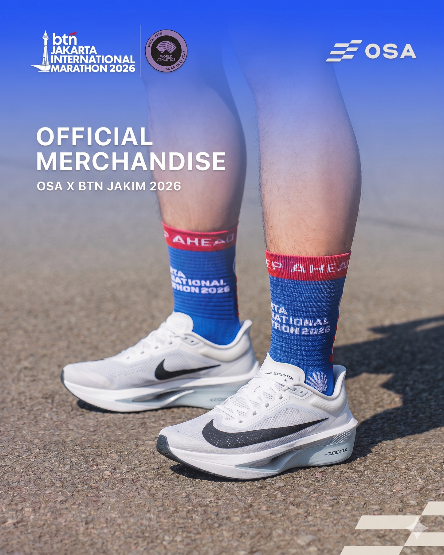 BTN Jakim 2026 High Compression Running Socks