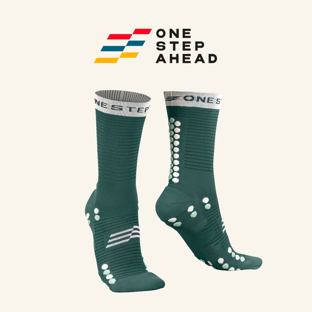 Sage Storm High Compression Running Socks