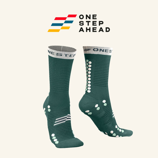 Sage Storm High Compression Running Socks