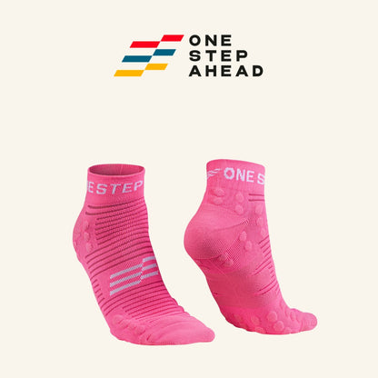 Pink Low Compression Running Socks
