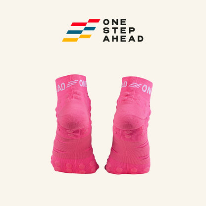 Pink Low Compression Running Socks
