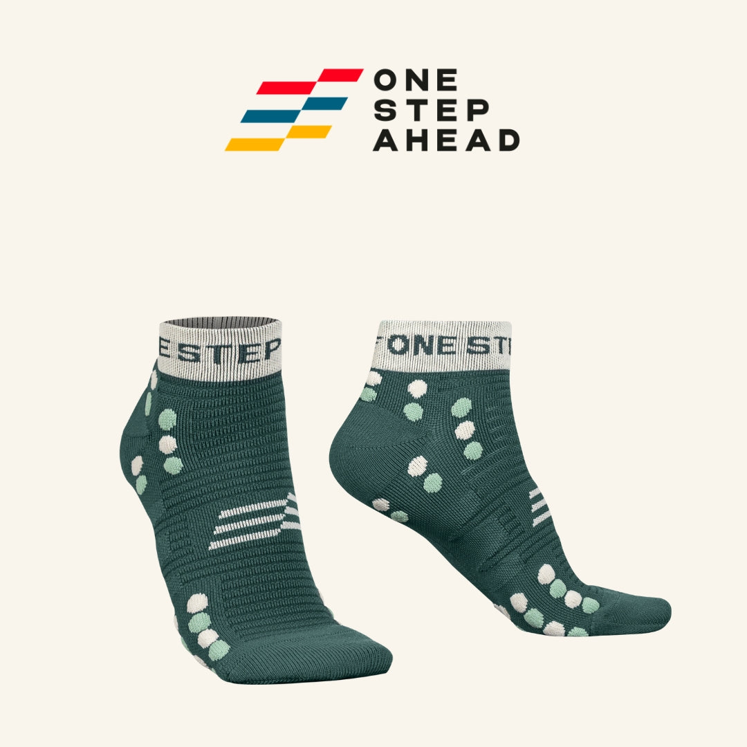 Sage Storm Low Compression Running Socks