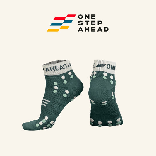 Sage Storm Low Compression Running Socks