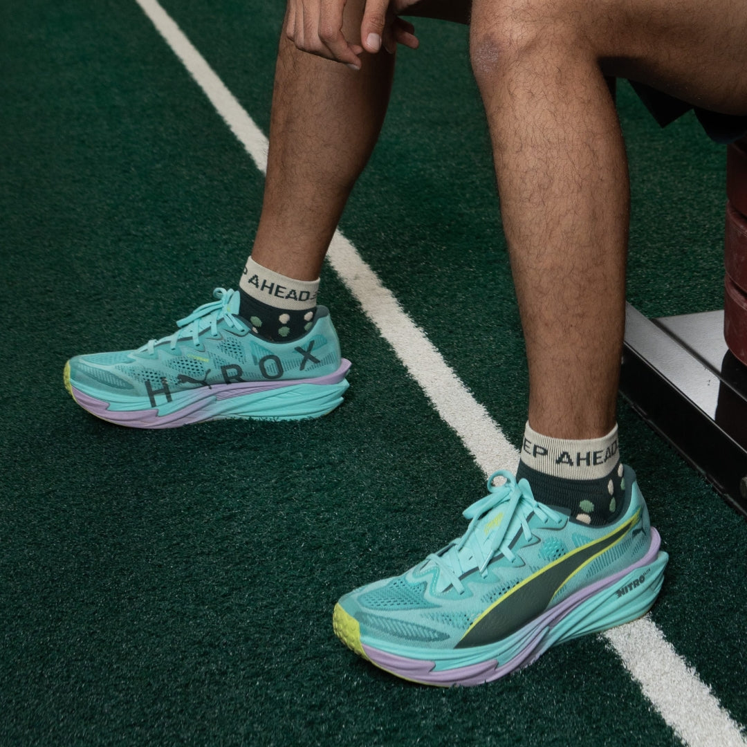 Sage Storm Low Compression Running Socks
