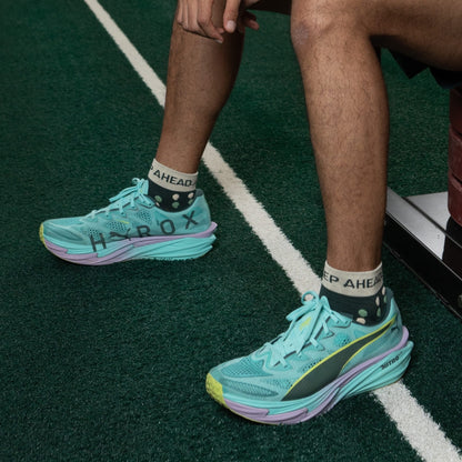 Sage Storm Low Compression Running Socks