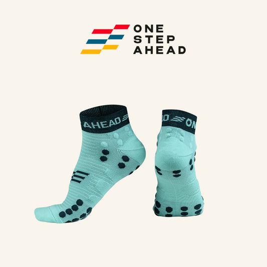 Tidal Mint Low Compression Running Socks