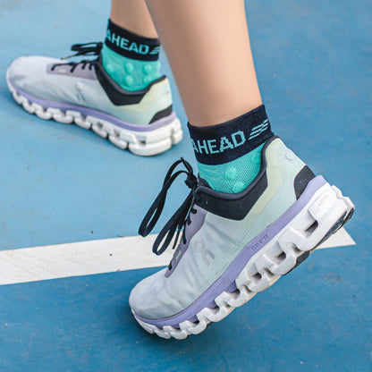 Tidal Mint Low Compression Running Socks